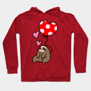 Sloth Valentine Balloon Hoodie